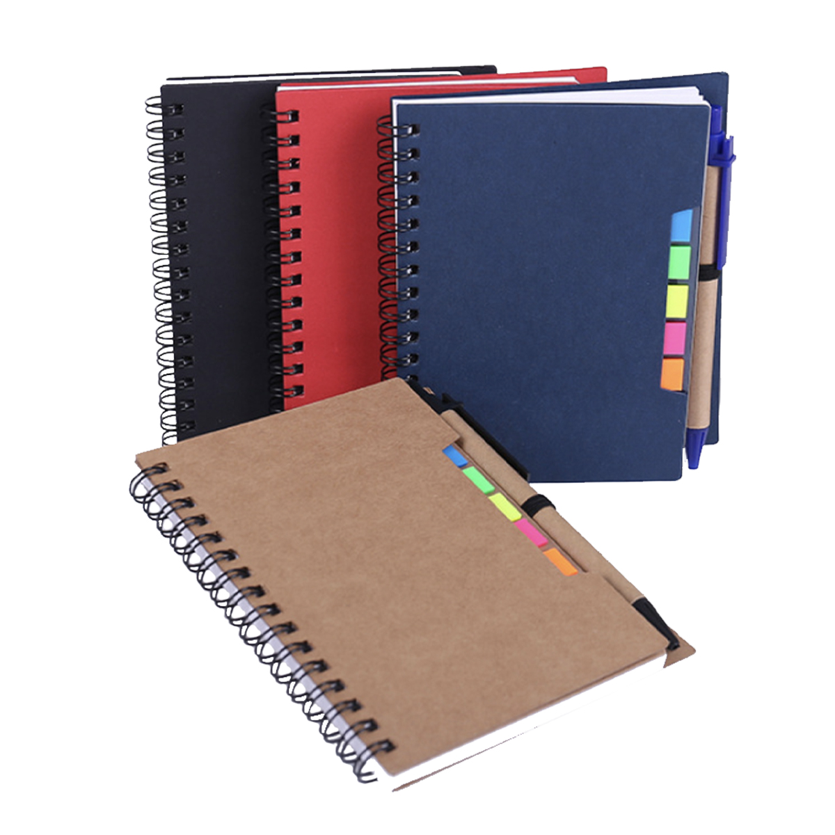 Kraft Post It Notebook with Pen